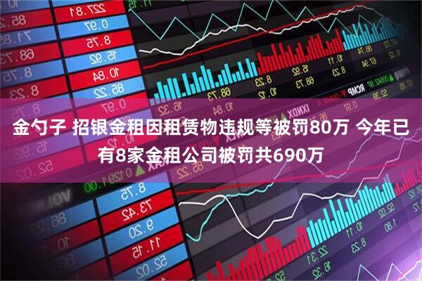 金勺子 招银金租因租赁物违规等被罚80万 今年已有8家金租公司被罚共690万
